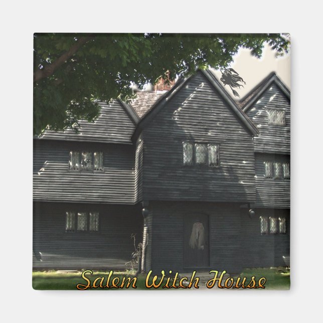 Salem Witch House Magnet (Vorne)