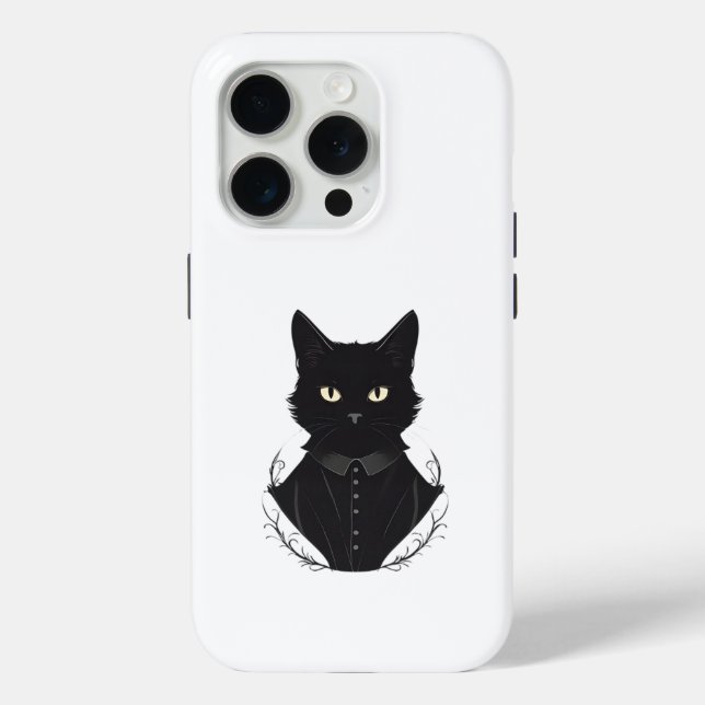 Salems verzauberte schwarze Katze Case-Mate iPhone Hülle (Rückseite)