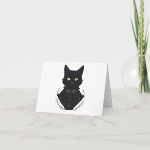 Salems verzauberte schwarze Katze Einladung