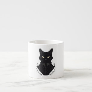 Salems verzauberte schwarze Katze Espressotasse