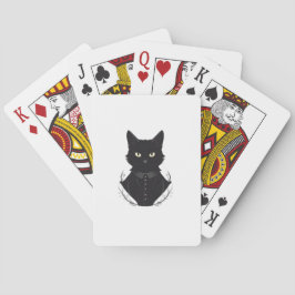 Salems verzauberte schwarze Katze Spielkarten