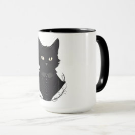 Salems verzauberte schwarze Katze Tasse