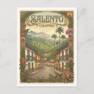 Salento Kolumbien Postkarte