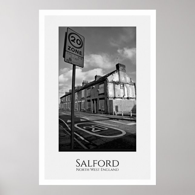 Salford, Nordwestengland Poster (Vorne)