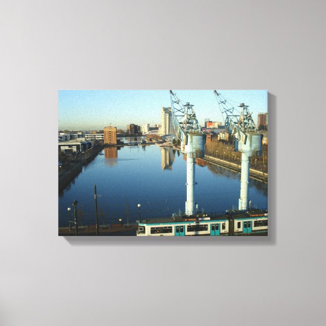 Salford Quays Leinwanddruck (Vorderseite)