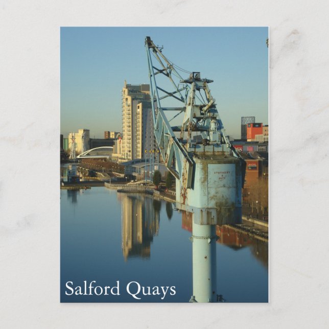 Salford Quays Postkarte (Vorderseite)