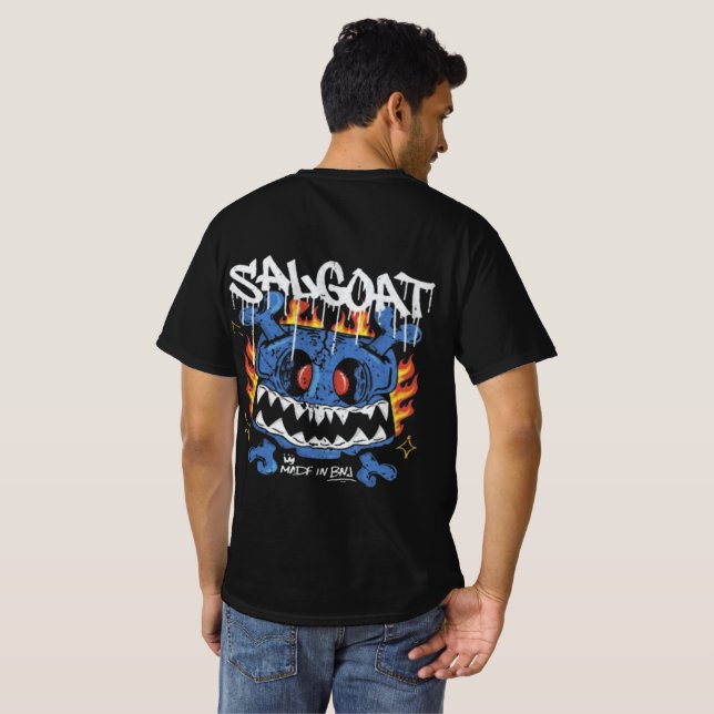 SALGOAT Skull T-Shirt (Schwarz voll)