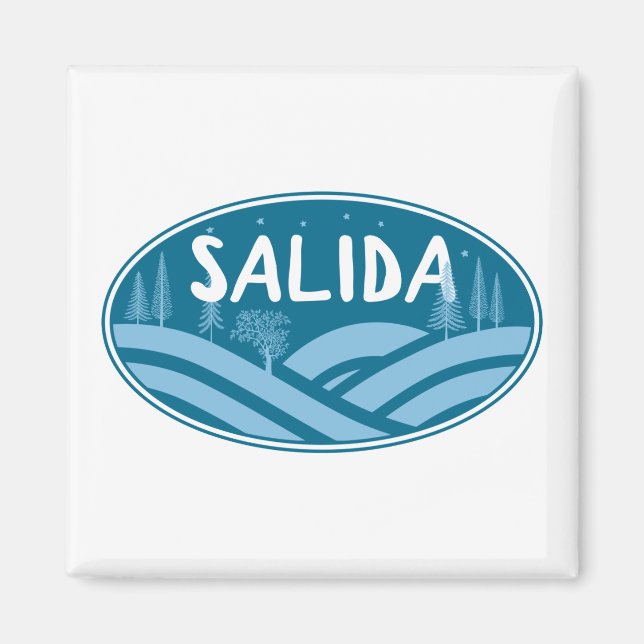 Salida Colorado Außenbereich Magnet (Vorne)