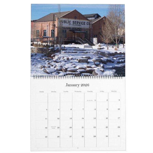 Salida Colorado, Calendrier 2013 (Jan 2026)
