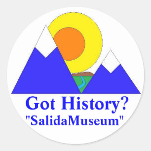 "SalidaMuseum " Runder Aufkleber