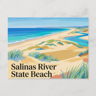 Salinas River State Beach Kalifornien Postkarte