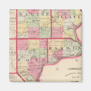 Saline, Gallatin, Hardin, Papst, Landkreis Magnet