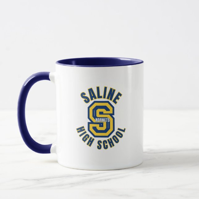Saline High School Michigan Coffee Mug (Gauche)