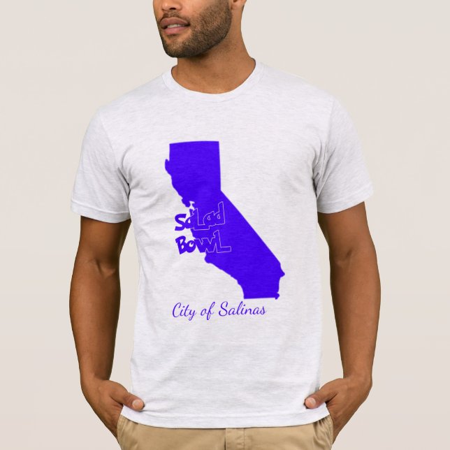 Saline-"Salat-Schüssel-" goldener Staats-T - Shirt (Vorderseite)