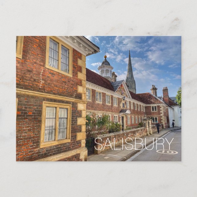 Salisbury Feiertagspostkarte (Vorderseite)