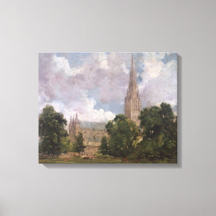 Salisbury-Kathedrale vom Südwesten Leinwanddruck