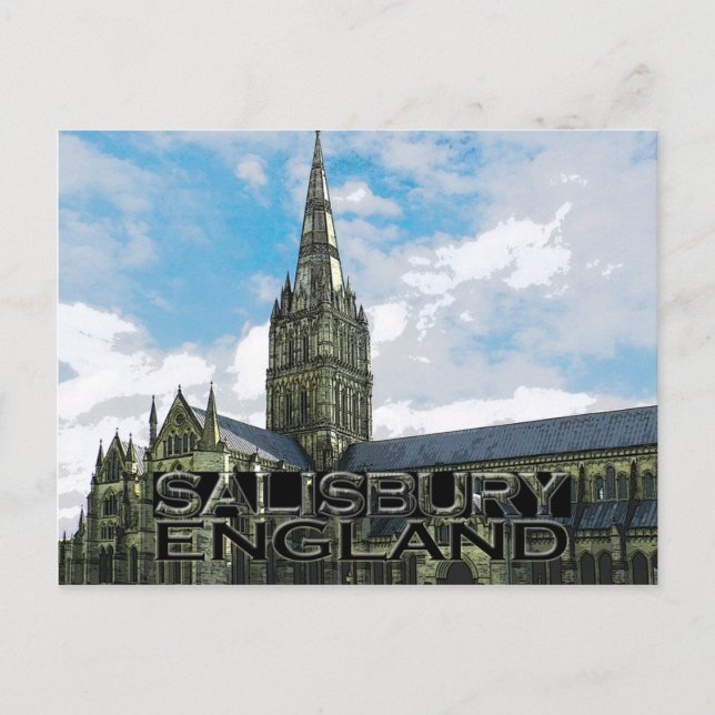Salisbury Postkarte (Vorderseite)