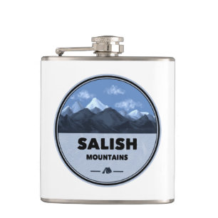 Salish Mountains Montana Camping Flachmann