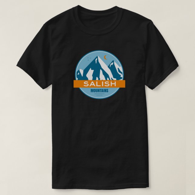 Salish Mountains Montana T-Shirt (Design vorne)