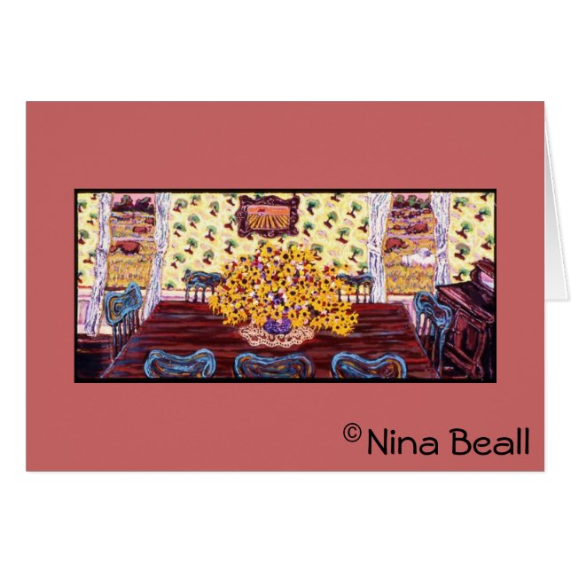 "Salle à manger à la ferme", par Nina Beall (Devant horizontal)