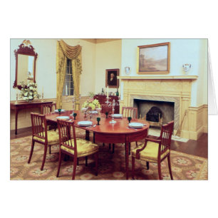 Salle à manger blanche de Hall, près de Charleston