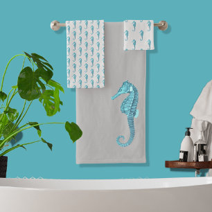 Salle de bain marine moderne Aqua Gris Turquoise