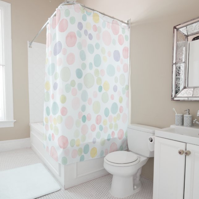 Salle de bain pour enfants Bubble Douche rideau (En situation)
