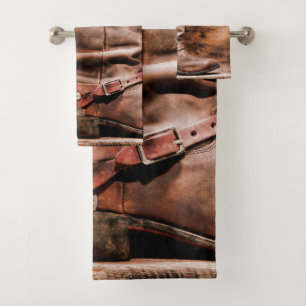 Salle de bain Serviettes Ensemble Boots de cowboy 