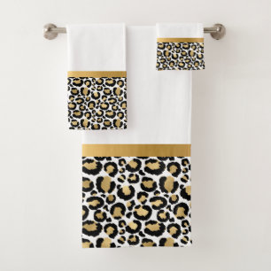 SALLE DE BAINS EN LEOPARD BLANC D'OR