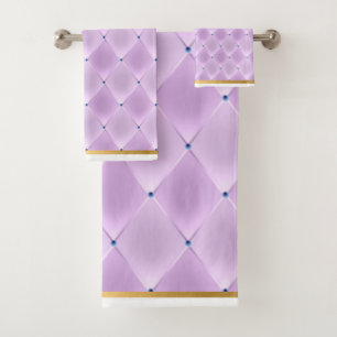 SALLE DE BAINS EN OR DE DIAMONNE LILAC