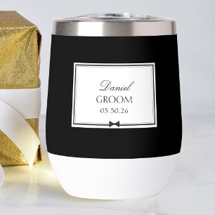 Salle de Bowtie simple en noir et blanc personnali