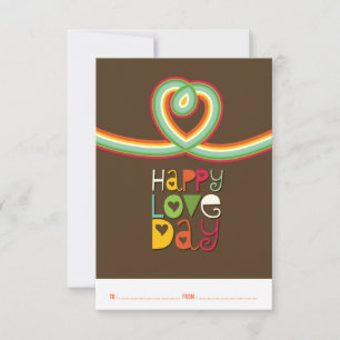 Salle de classe Rainbow Loop Valentine's Day Carte