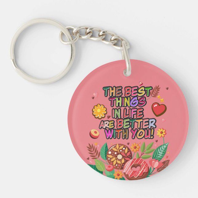 Salle de classe Saint-Valentin Boho Donuts et fleu (Devant)