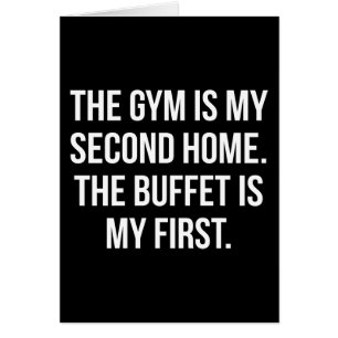 Salle de gym et buffet est ma maison, en vrac - En