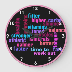 salle de sport ou sport horloge de motivation
