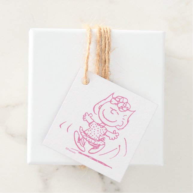 Sally Brown Tancing Geschenkanhänger (Beispiel)