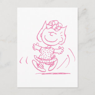 Sally Brown Tancing Postkarte