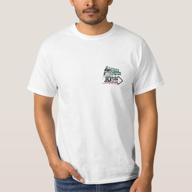 Sally der Pinguin cm um Lateinamerika T-Shirt (Vorderseite)