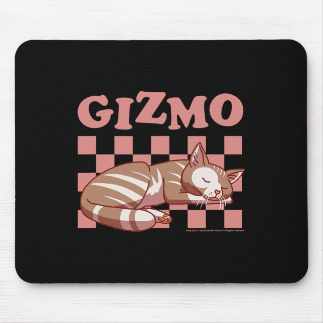 Sally Face Gizmo Das Cat Checkered Nickerchen Must Mousepad (Vorne)