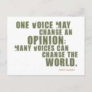 Sally McLean Quote Postkarte