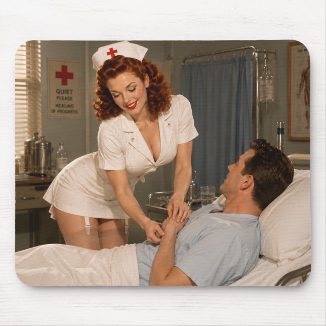 Sally Monroe - Dein Puls scheint erhöht Mousepad (Vorne)
