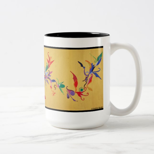 Sally Rayn: Tasse des Drache-Frühlings-2 (Rechts)