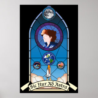 Sally Ride Memorial Poster