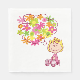 Sally Thinking of Blume Serviette