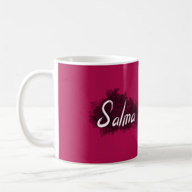 Salma - votre nom sur la tasse - le meilleur (Gauche)
