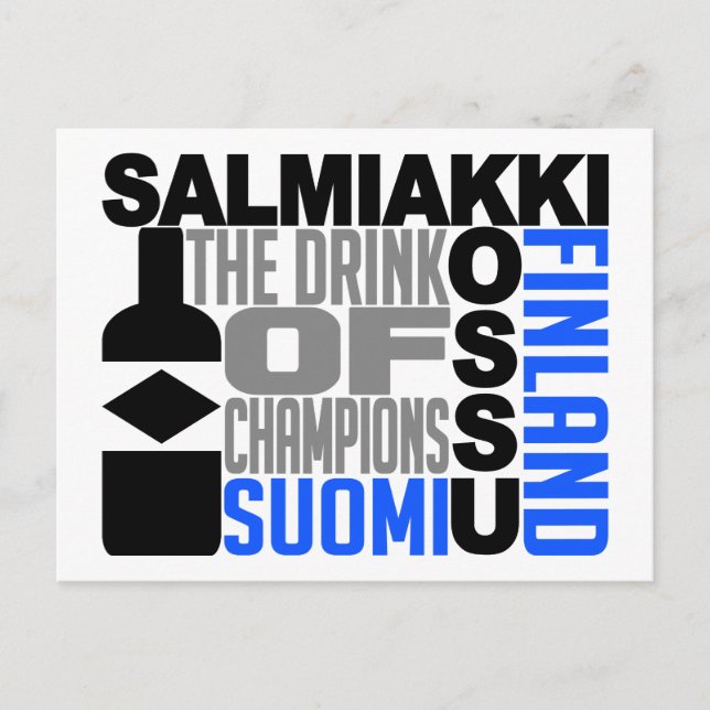 Salmiakki Kossu Postkarte (Vorderseite)