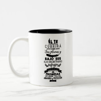 Salmo 91 - das römisch-katholische zweifarbige tasse
