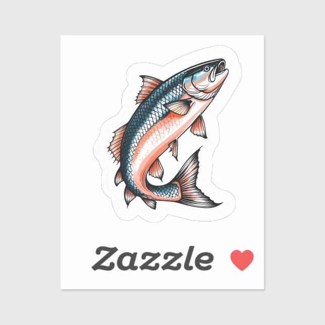 Salmon  aufkleber (Blatt)