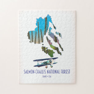 Salmon-Challis National Forest Karte