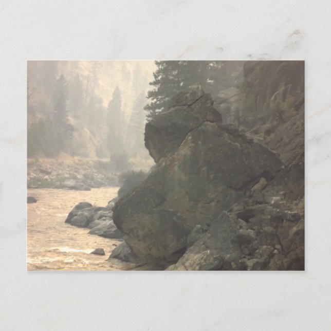 Salmon River Idaho Postkarte (Vorderseite)